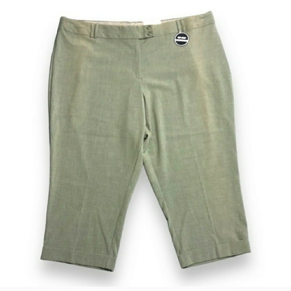 Women's Olive Green Pants, Size 24 - Picture 1 of 9